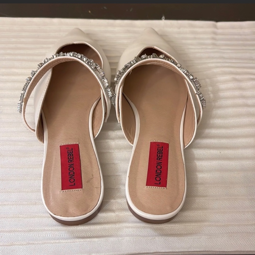 Flat shoes, fashion shoes with crystal stone - Picture 12 of 13